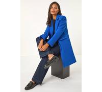 Roman Women's Tailored Single Breasted Coat in Royal | Size: 16 Roman Royal 16