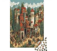 Roman Tenacity And Community Spirit1000 Piece Impossible for Adults Games Gifts Kids Challenge JigsawMedieval Style