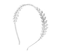Roman Tiara Leaf Headband Greek Headband Gold Leaf Branch Hair Hoop Crown Bridal Wedding Headpiece Greek Accessories Silver