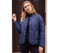 Roman Women's Two Tone Crew Neck Jacket in Navy | Size: 14