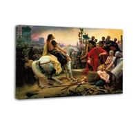 Roman War Battle of Alesia With Julius Caesar Poster Decorative Painting Canvas Wall Posters And Art Picture Print Modern Family Bedroom Decor Posters 08x12inch(20x30cm)