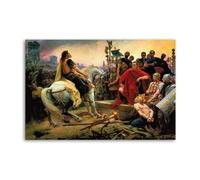 Roman War Battle of Alesia With Julius Caesar Poster Decorative Painting Canvas Wall Posters And Art Picture Print Modern Family Bedroom Decor Posters 12x18inch(30x45cm)