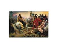 Roman War Battle of Alesia With Julius Caesar Poster Decorative Painting Canvas Wall Posters And Art Picture Print Modern Family Bedroom Decor Posters 08x12inch(20x30cm)