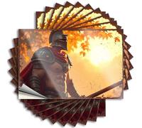 Roman Warrior At Sunset: Strength and Valor Hard Coffee - Decore for Room Funny Sticker Self Adhesive Sticker(12X18CM)