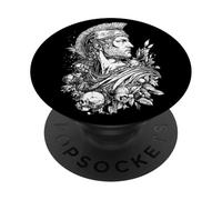 Roman Warrior Wreath Ancient Gladiator Head PopSockets Adhesive PopGrip
