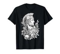 Roman Warrior Wreath Ancient Gladiator Head T-Shirt
