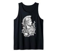 Roman Warrior Wreath Ancient Gladiator Head Tank Top