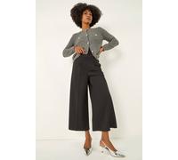 Roman Wide Leg Premium Stretch Culottes In Black Black 10