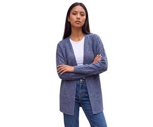 Roman Women Chunky Knitted Cardigan with Pockets - Ladies Oversized Longline Loose Casual Soft Cable Knit Knitwear Autumn Winter Wool Boho Comfortable Day Cardigans