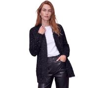 Roman Women Fluffy Cardigan Ladies Winter Cardi Longline Edge to Edge Ombre Coatigan Casual Sparkly Glittery Jacket Knitwear Knitted Autumn Fleecy Cosy Soft Coats