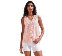 Roman Women Frill Front Vest Top Ladies Ruffle Blouse Summer Spring Special Occasion Evening Holiday Cruise Cocktail Party Short Long Sleeve Sleeveless V-Neck