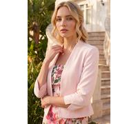 Roman Women's 3/4 Sleeve Rochette Jacket in Light Pink | Size: 16