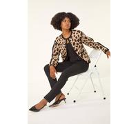 Roman Originals Jeggings for Women UK Jean Ladies Stretchy Trousers Denim Leggings High Waist Rise Pull On Skinny Straight Leg Cotton Pants Smart Casual - Black (31 inch) - Size 10