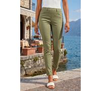 Roman Women's 31" Denim Stretch Jegging Trouser in Light Green | Size: 18