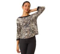 Animal Print Holgraphic Top Roman Natural 20