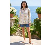 Roman Women's Botanical Collared Shirt in Ivory | Size: 18 Roman Ivory 18