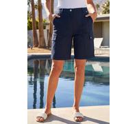 Roman Women's Cargo Seam Short in Navy | Size: 20 Roman Navy 20