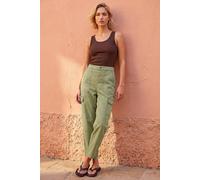 Roman Women's Casual Elastic Waist Cargo Stretch Trousers in Dark Green | Size: 20 Roman Dark Green 20