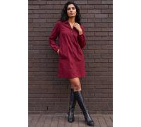 Roman Originals Collared Shift Shirt Dress for Women UK - Ladies Everyday Autumn Winter Shirt Style Collar Comfy Soft Evening Vacation Work Party Night Out