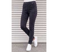 Roman Women's Corduroy Straight Leg Trouser in Navy | Size: 18