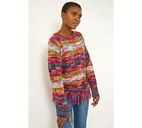 Roman Women's Crew Space Dye Jumper | Size: 12 Roman Multicolor 12