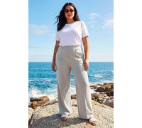 Roman Women's Curve Front Pleat Trouser in Grey | Size: 18 Roman Grey 18