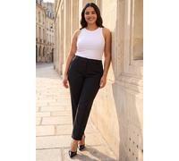 Roman Women's Curve Straight Leg Trouser in Charcoal | Size: 16