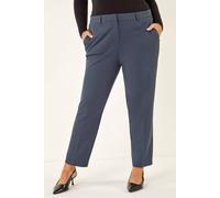 Roman Women's Curve Straight Leg Trouser in Dark Grey | Size: 26-28 Roman Dark Grey 26-28