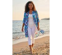 Roman Women's Curve Water Colour Blouse in Teal | Size: 20 Roman Teal 20