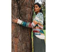 Roman Fairisle Jumper for Women UK Ladies Stretchy Winter Autumn Sweater Smart Casual Knit Knitwear Knitted Pullover Comfy Soft Thick Lightweight Dinner Party Office Work - Fairisle Ivory - Size 18