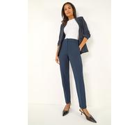 Long Straight Leg Stretch Trouser Roman Navy 16