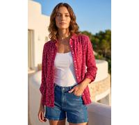 Roman Women's Petite Abstract Spot Stretch Shirt in Red | Size: 18 Roman Red 18