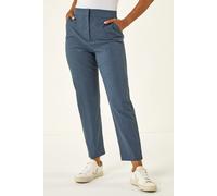 Petite Bengaline Smart Stretch Trouser Roman Blue 14