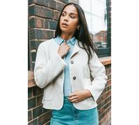 Roman Women's Petite Blanket Stitch Jacket in Stone | Size: 18 Roman Stone 18