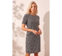 Roman Women's Petite Boucle Dress in Chocolate | Size: 10