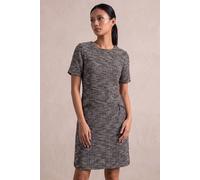 Roman Women's Petite Boucle Dress in Chocolate | Size: 18
