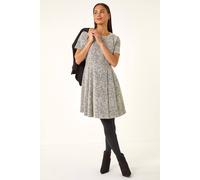 Roman Women's Petite Boucle Knit Dress in Stone | Size: 14 Roman Stone 14