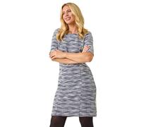 Roman Women's Petite Boucle Shift Dress in Navy | Size: 16 Roman Navy 16