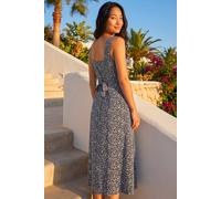 Roman Women's Petite Button Down Midi Dress in Navy | Size: 18 Roman Navy 18