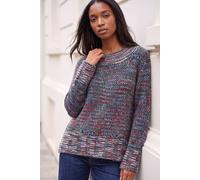 Roman Women's Petite Contrast Knitted Jumper | Size: 18 Roman Multicolor 18