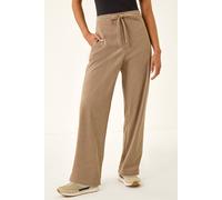 Roman Women's Petite Corduroy Drawstring Trouser in Stone | Size: 10