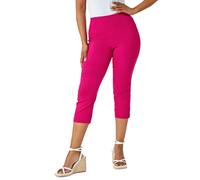 Roman Women's Petite Cropped Stretch Trouser in Cerise | Size: 12 Roman Cerise 12