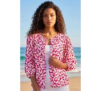 Roman Women's Petite Ditsy Floral Button Up Blouse in Pink | Size: 18 Roman Pink 18