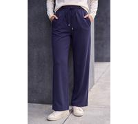 Roman Women's Petite Drawstring Ponte Trouser in Navy | Size: 14