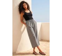Roman Women's Petite Gingham Stretch Cropped Trouser in Black | Size: 14 Roman Black 14