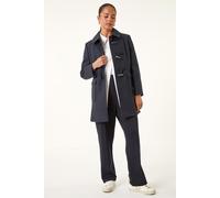 Roman Petite Patch Pocket Duffle Coat In Navy Navy 14