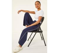 Roman Women's Petite Side Seam Stretch Trouser in Navy | Size: 18 Roman Navy 18