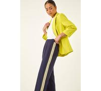 Roman Women's Petite Side Stripe Stretch Trouser in Navy | Size: 18 Roman Navy 18