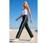 Roman Women's Petite Side Stripe Trouser in Khaki | Size: 12