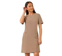 Roman Women's Petite Zip Pocket Stretch Dress in Taupe | Size: 14 Roman Taupe 14
